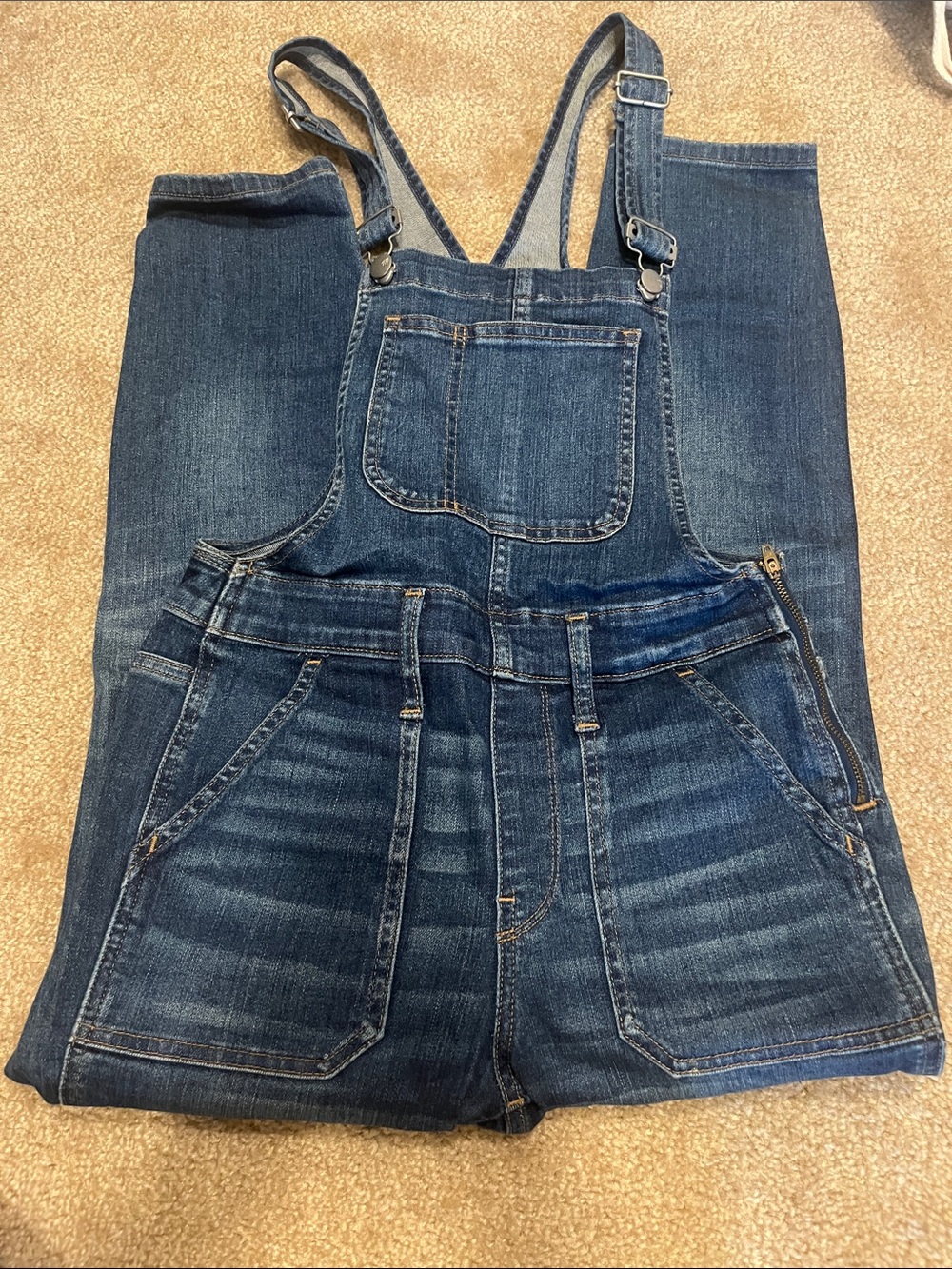 Madewell Denim Overalls - Dark Blue